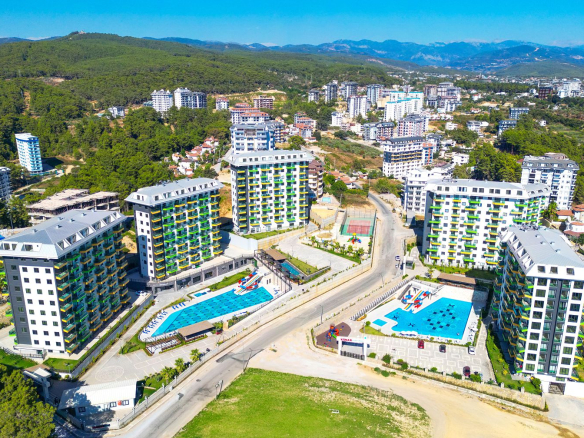 ID571 Apartments and penthouses in a new building in Avsallar
