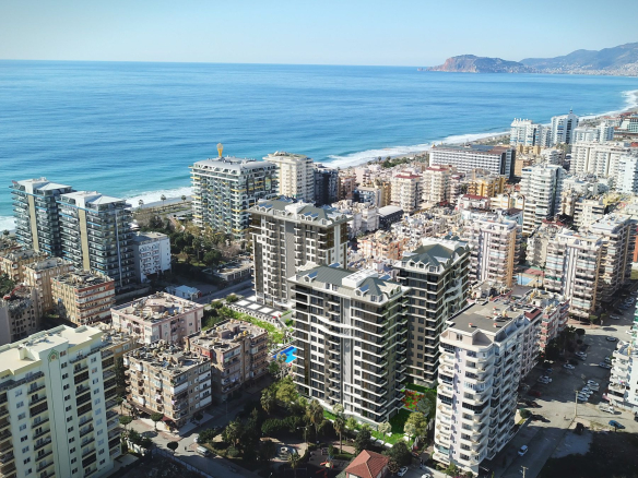 ID790 Apartments and duplexes in a VIP complex in Mahmutlar