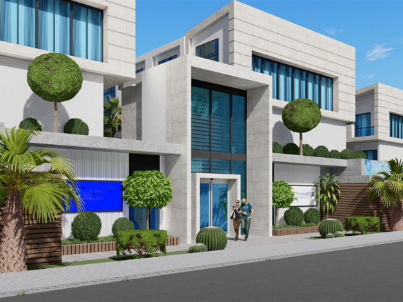 ID883 Two-level apartment in a premium townhouse complex in Konakli area