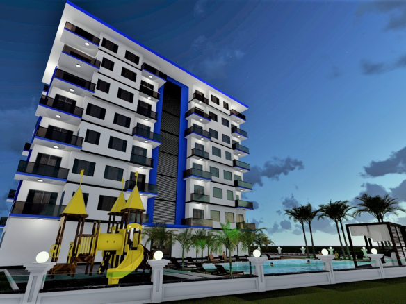 ID886 1+1 apartments and 2+1 penthouses at the project stage in Alanya – Avsallar area