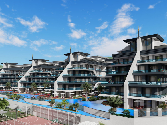 ID931 Apartments in a large VIP complex in Oba area