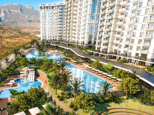 ID712 Apartments and duplexes in a premium complex in Mahmutlar