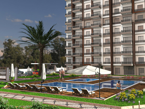ID920 Apartments and duplexes in a premium complex in the Gazipasa area