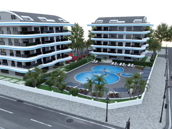 ID925 Apartments and duplexes in a quiet area of Incekum