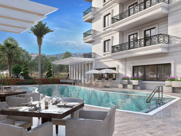 ID881 Apartments and penthouses under construction in Mahmutlar district