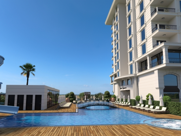 ID895 Apartments and penthouses in a premium complex in Mahmutlar area