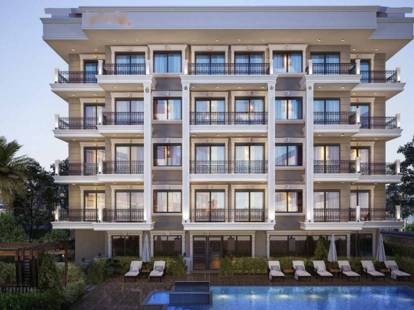 ID961 apartments and penthouses with mountain view in Oba area