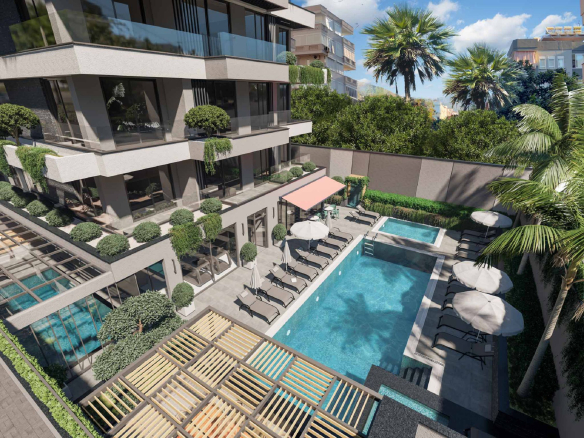 ID954 Apartments and penthouses in a premium complex in the Cleopatra Beach area