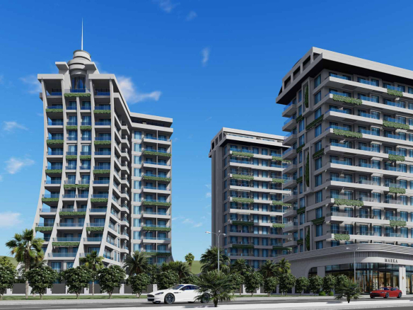 ID950 Apartments and penthouses in a premium complex in Mahmutlar area
