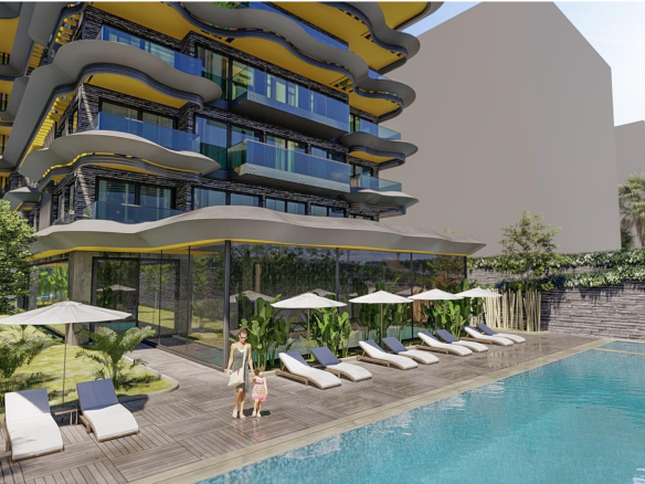 ID845 Apartments and duplex penthouses in a premium complex in the Oba area