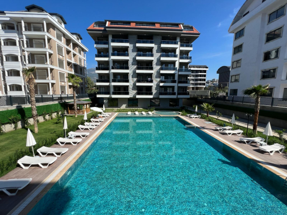 ID768 Apartments and penthouses in a cozy complex 100 m from the sea in Kargicak