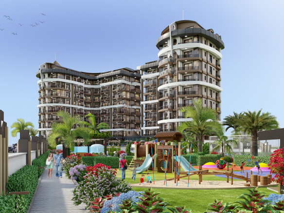 ID1022 Apartments and penthouses in a premium class complex in Payallar