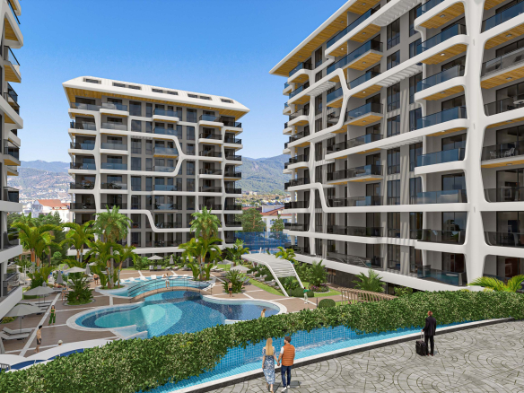 ID998 Apartments and penthouses in a premium class complex in Tosmur area