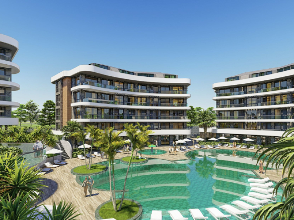 ID1020 Apartments and penthouses in a premium class residential complex at the project stage in Oba district