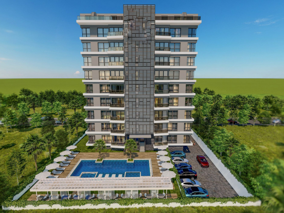 ID1004 Apartments and penthouses in a premium complex in Mahmutlar district