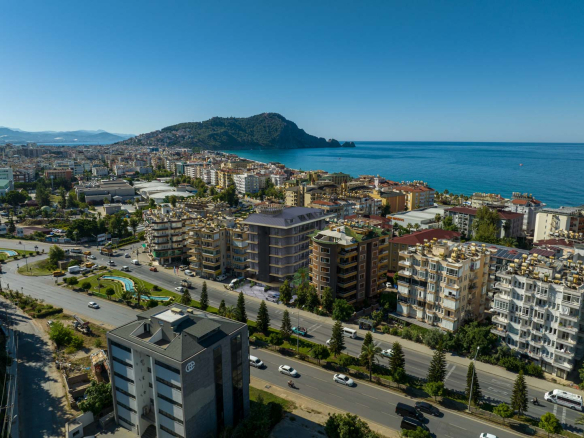 ID1055 Apartments and penthouses in a premium complex in the centre of Alanya – Cleopatra beach area