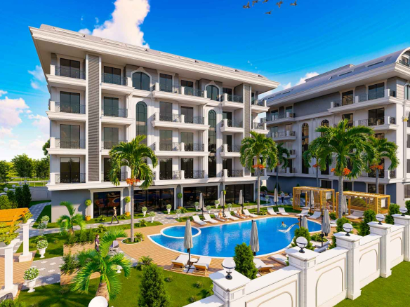 ID1077 Apartments and duplex penthouses in a boutique complex Oba