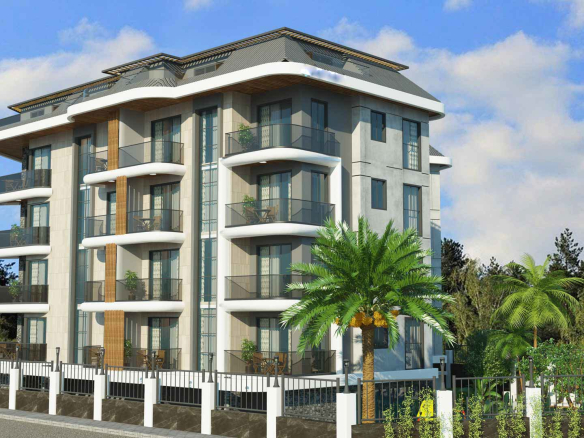 ID1117 Apartments and penthouses with mountain and sea views in Alanya – Oba