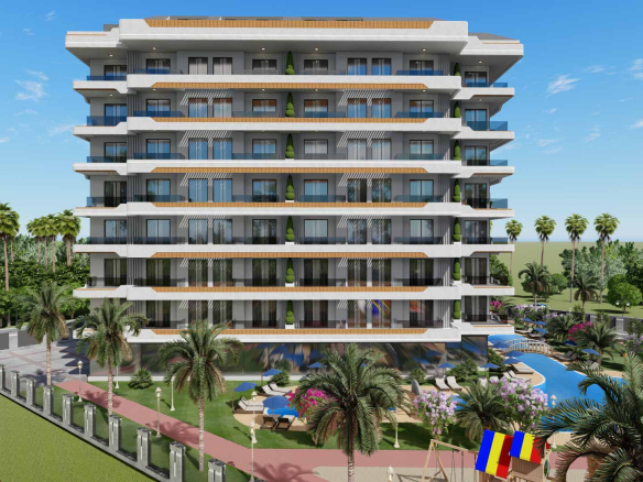 ID1079 Apartments and penthouses in a premium class complex in Gazipasa