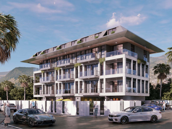 ID1114 Apartments and penthouses in the new project of the complex in the Cleopatra beach area