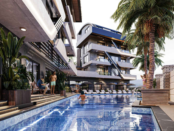ID1146 Apartments and penthouses in Alanya – Cikcilli area
