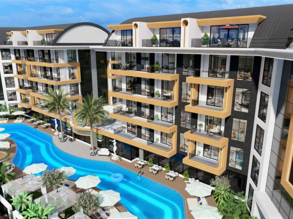 ID1150 Apartments and penthouses in a premium class complex in Oba area