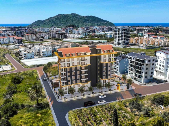 ID1088A Apartments and penthouses in a cozy complex in the area – Gazipasa