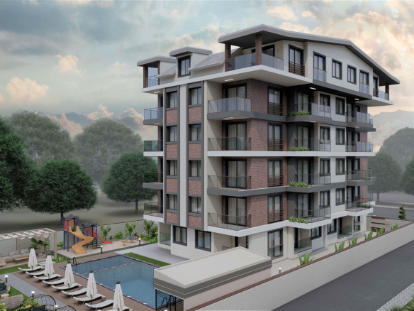 ID1169 1+1 apartment in a small complex in a picturesque and peaceful area of Alanya – Gazipasa