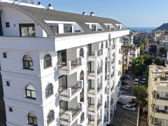 ID1167 2+1 apartments and 3+1 penthouses in a premium complex in the center of Alanya – Shekerkhane