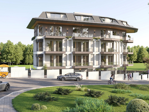 ID1354a Apartments at the start of construction in a boutique complex with infrastructure in Cleopatra area