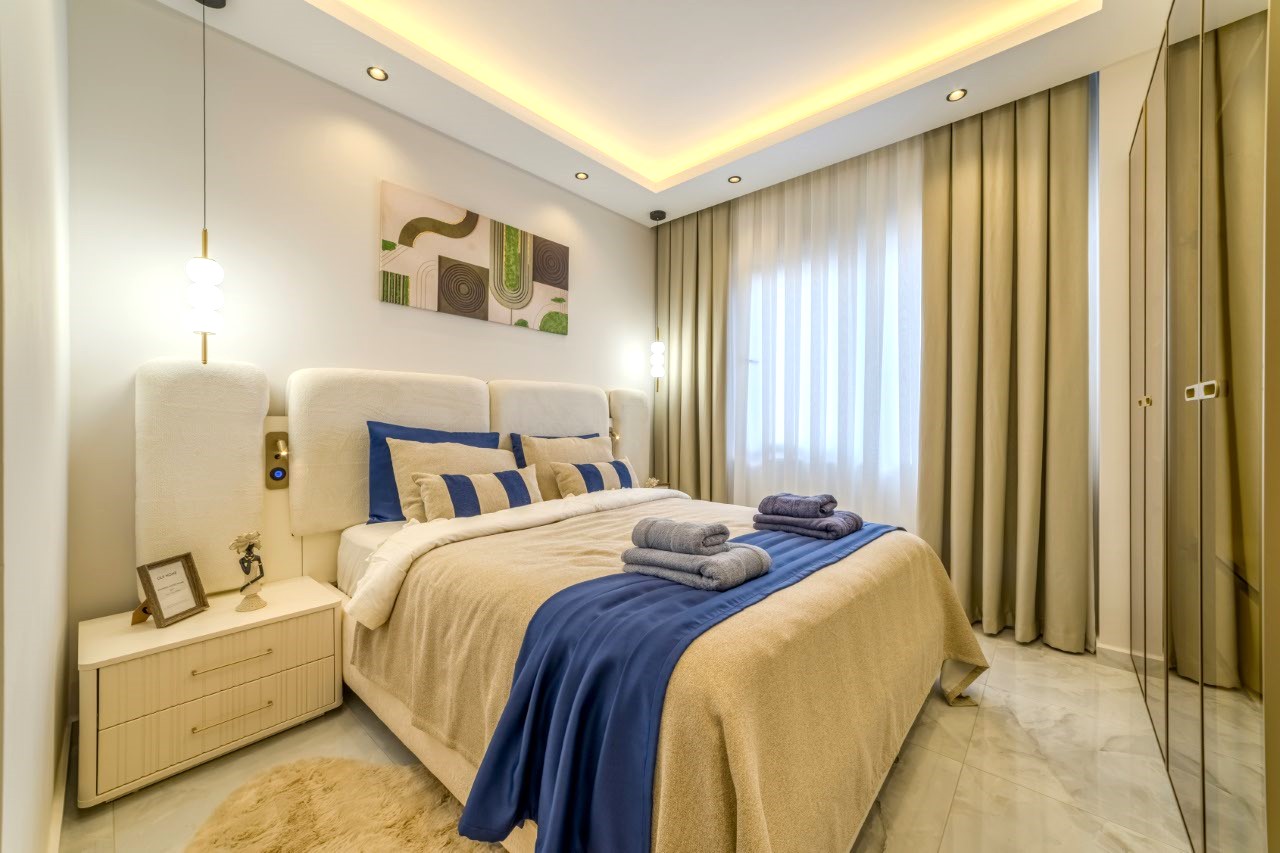 ID1324 Apartments in a complex with infrastructure in the central area of Alanya
