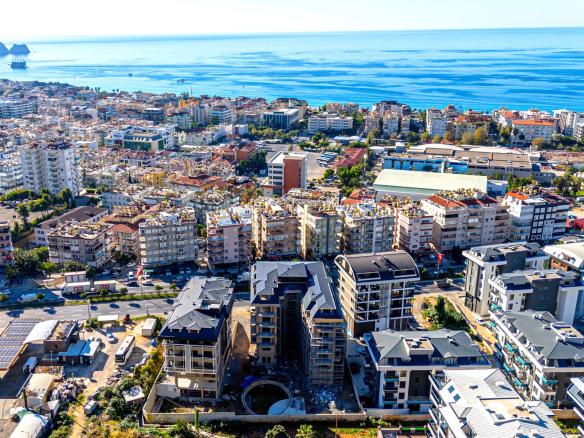 ID1334 Apartments in a complex with infrastructure in the central area of Alanya – Kizlarpinar
